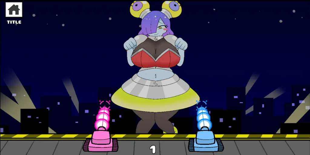 图片[1]-Tank vs Big Alien Girl PC原版 カプリット球ミニゲームコレクションKapuritto-kyu Mini Game Collection-元气ACG-绅士游戏下载基地！